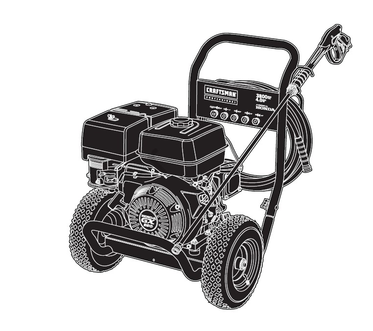CRAFTSMAN, 580.752382 Pressure Washer