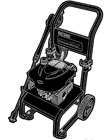 CRAFTSMAN, 580.767100 Pressure Washer