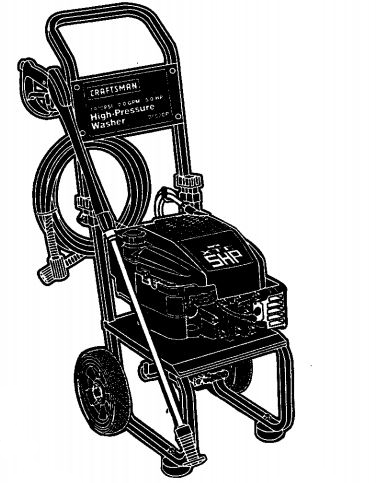 CRAFTSMAN, 580.768110 Pressure Washer