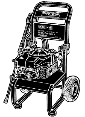CRAFTSMAN, 580.768332 Pressure Washer