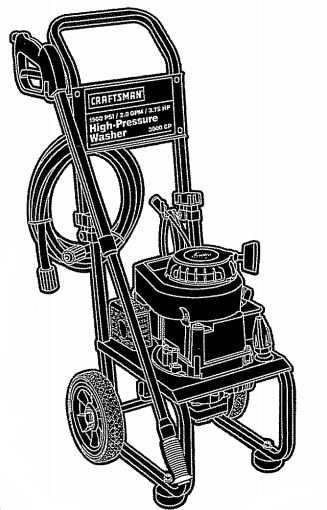 CRAFTSMAN, 580.768000 Pressure Washer