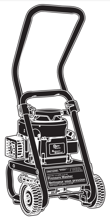 CRAFTSMAN, 020248-1 Pressure Washer