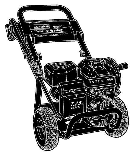 CRAFTSMAN, 020204-0 Pressure Washer