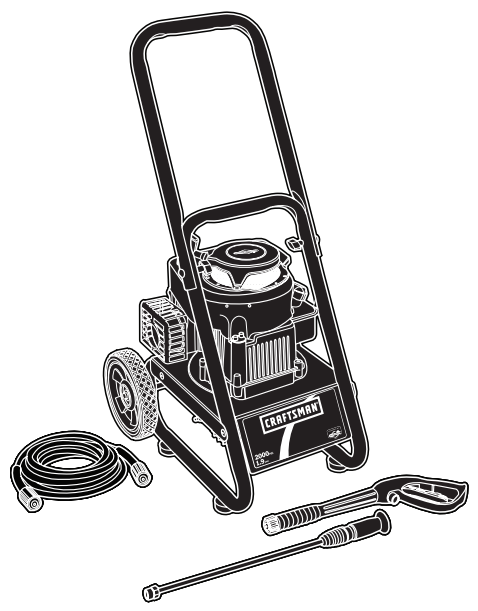 CRAFTSMAN, 020257-0 Pressure Washer