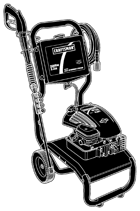 CRAFTSMAN, 020311-0 Pressure Washer