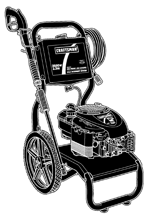 CRAFTSMAN, 020277-1 Pressure Washer