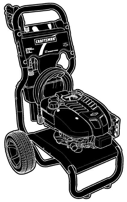 CRAFTSMAN, 020313-1 Pressure Washer