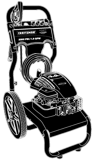 CRAFTSMAN, 020266-2 Pressure Washer