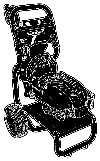 CRAFTSMAN, 020308-0 Pressure Washer