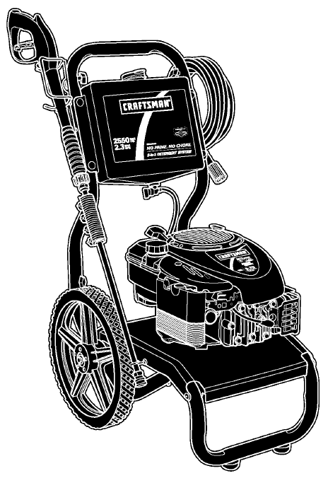CRAFTSMAN, 020312-2 Pressure Washer