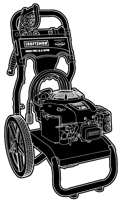 CRAFTSMAN, 020286-0 Pressure Washer