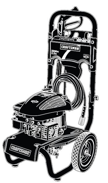 CRAFTSMAN, 020351-0 Pressure Washer