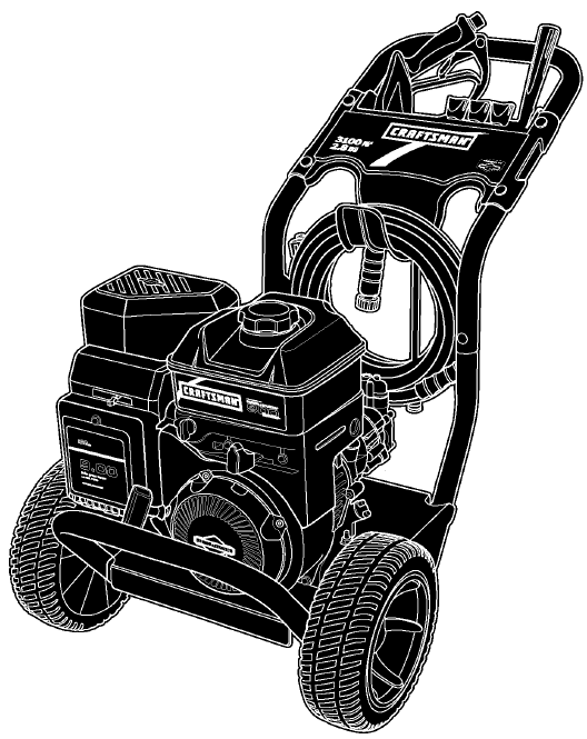 CRAFTSMAN, 020285-0 Pressure Washer