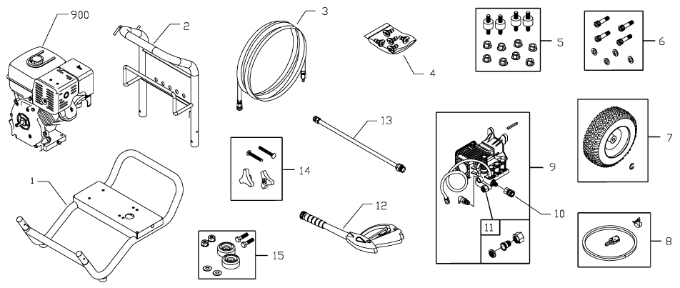 CRAFTSMAN, 020361-0 Pressure Washer