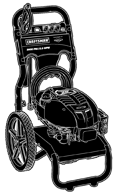 CRAFTSMAN, 020265-0 Pressure Washer