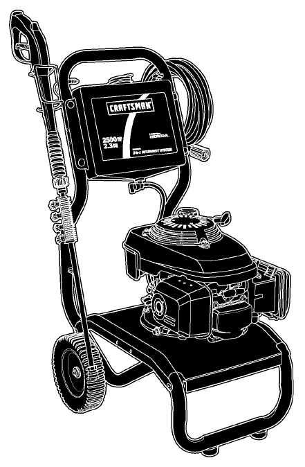 CRAFTSMAN, 020278-0 Pressure Washer