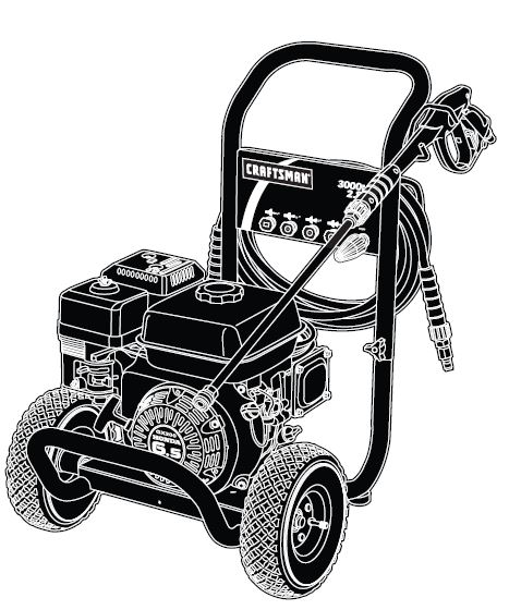 CRAFTSMAN, 020360-0 Pressure Washer