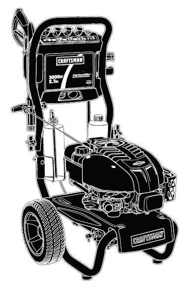 CRAFTSMAN, 020355-0 Pressure Washer