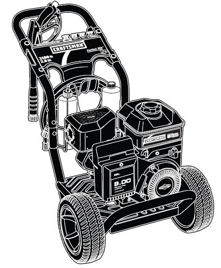 CRAFTSMAN, 020372-0 Pressure Washer