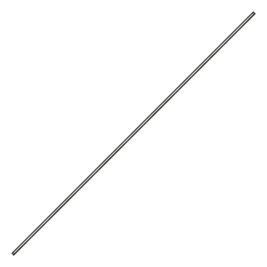 1001.7103, 60" BARE WAND - ZINC PLATED STEEL