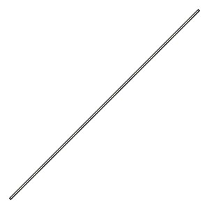 1001.7103, 60" BARE WAND - ZINC PLATED STEEL