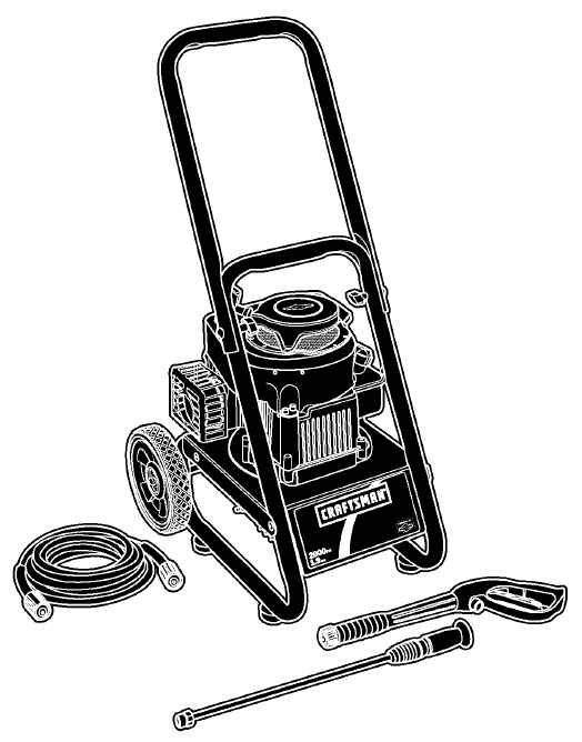 CRAFTSMAN, 020310-0 Pressure Washer