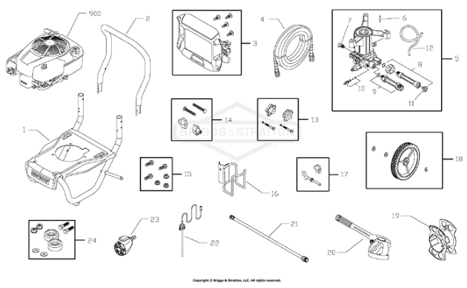 CRAFTSMAN, 020434-0 Pressure Washer
