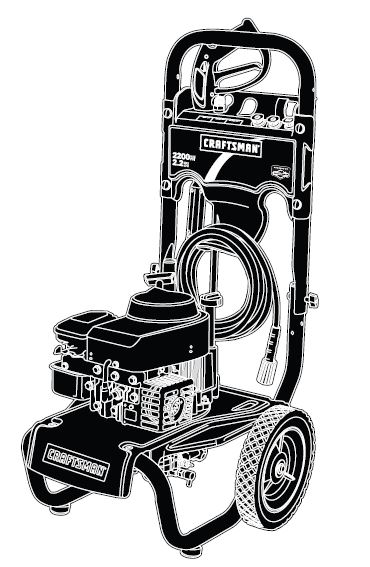 CRAFTSMAN, 020352-1 Pressure Washer