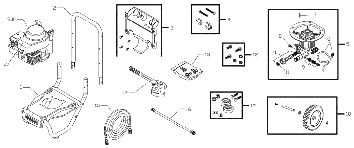 CRAFTSMAN, 020412-0 Pressure Washer
