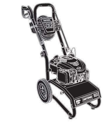 CRAFTSMAN, 020544-00 Pressure Washer