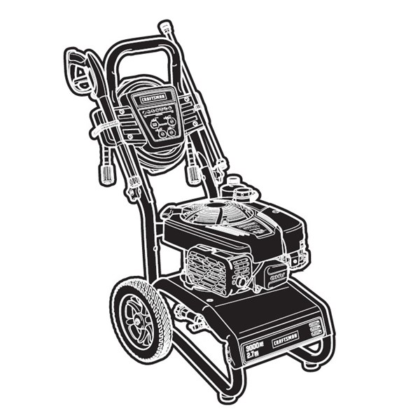 CRAFTSMAN, 020606-00 Pressure Washer
