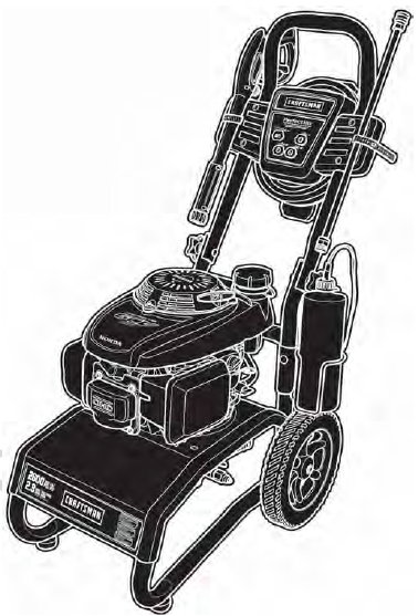 CRAFTSMAN, C950.672151 Pressure Washer