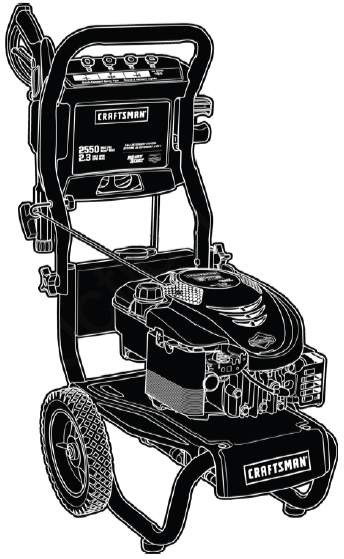 CRAFTSMAN, C950.679620 Pressure Washer
