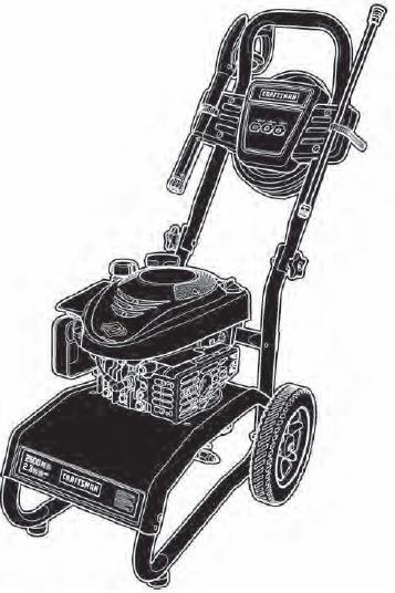 CRAFTSMAN, C950.672141 Pressure Washer