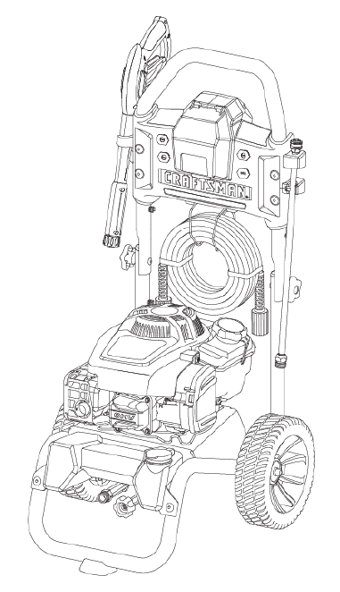 CRAFTSMAN, CMXGWAS020754-0 Pressure Washer