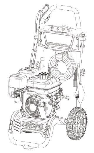 CRAFTSMAN, CMXGWAS020804-1 Pressure Washer