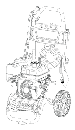 CRAFTSMAN, CMXGWAS020804-0 Pressure Washer