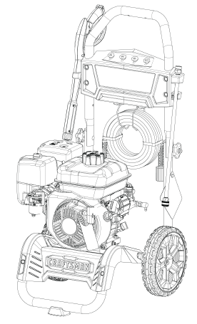 CRAFTSMAN, CMXGWAS020805-0 Pressure Washer