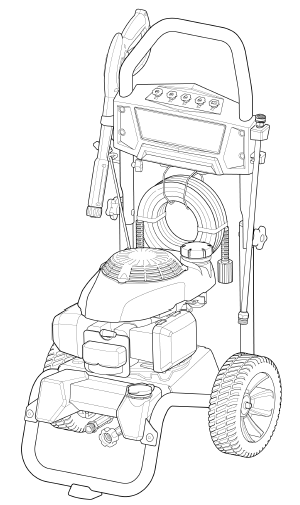 CRAFTSMAN, CMXGWAS021028 Pressure Washer