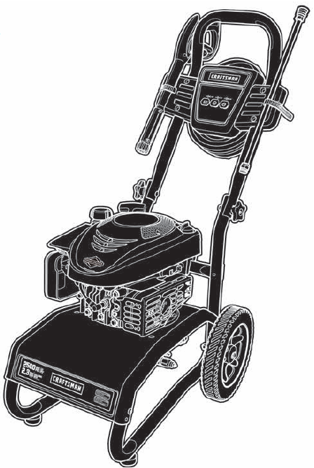 CRAFTSMAN, 020533-01 Pressure Washer