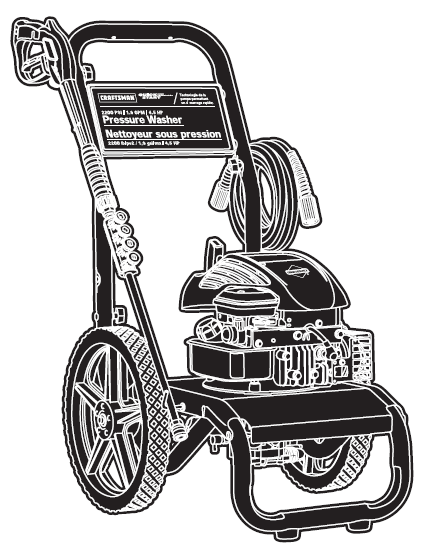 CRAFTSMAN, 580.676662 Pressure Washer