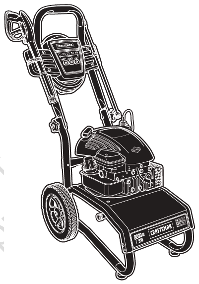 CRAFTSMAN, 580.750903 Pressure Washer