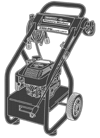 GENERAC, 1674-0 Pressure Washer