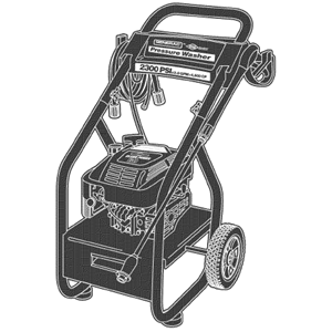 GENERAC, 1674-0 Pressure Washer