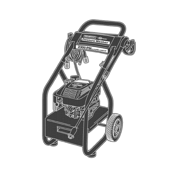 GENERAC, 1674-0 Pressure Washer
