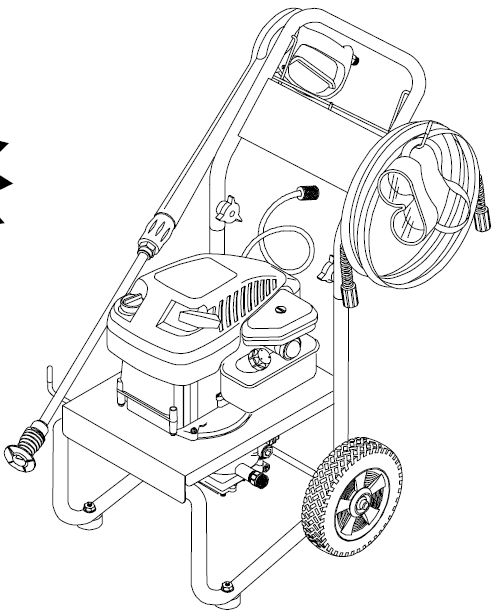 GENERAC, 1467-0 Pressure Washer