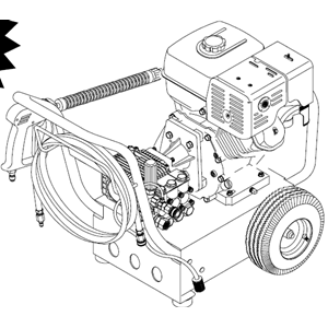 GENERAC, 1418-1 Pressure Washer