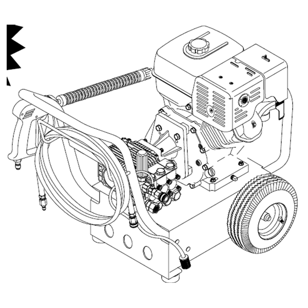 GENERAC, 1418-1 Pressure Washer