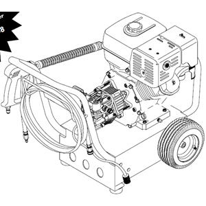 GENERAC, 1418-0 Pressure Washer