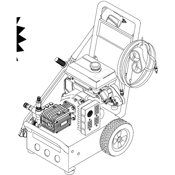 GENERAC, 1293-2 Pressure Washer